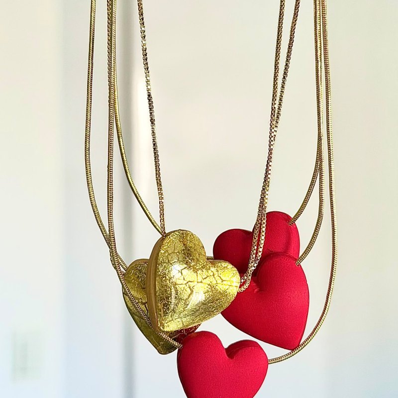 Collar dije corazon pequeño 